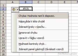 Chyba ve vzorci