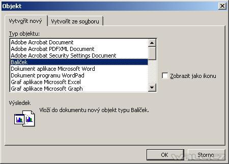 Jak vložit sešit aplikace Excel do Wordu