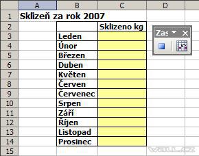 Excel - záznam makra