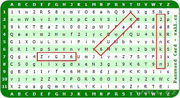 Password Card