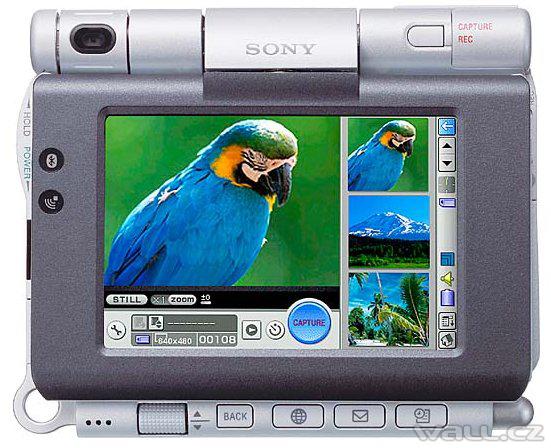 Sony Clié PEG-UX50, snadné focení